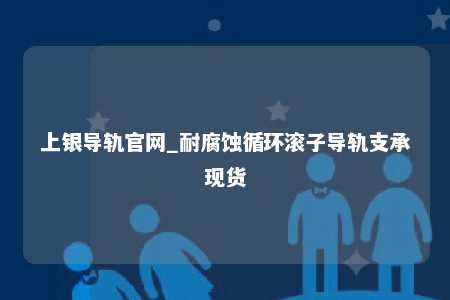 上银导轨官网_耐腐蚀循环滚子导轨支承现货