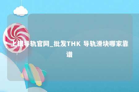上银导轨官网_批发THK 导轨滑块哪家靠谱